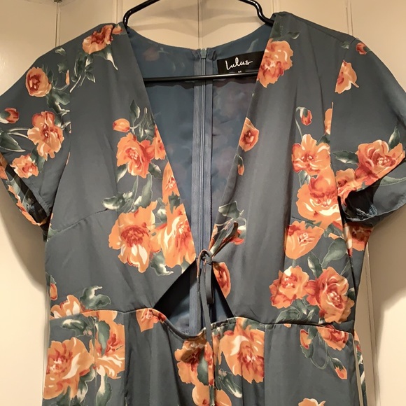 Blue floral midi - Picture 2 of 3